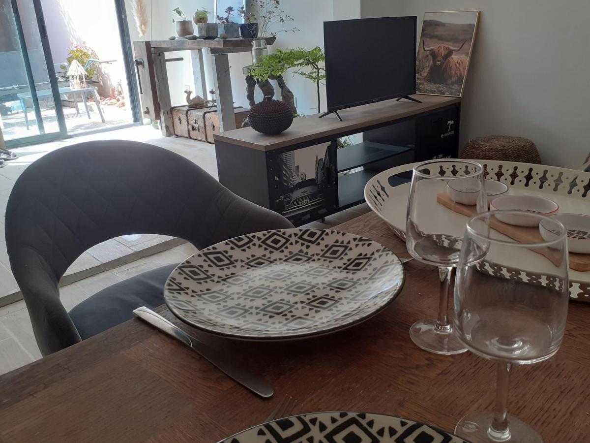 Loft Avec Clim, Parking Et Jardin Proche De La Mer Villa Sauvian Exteriör bild