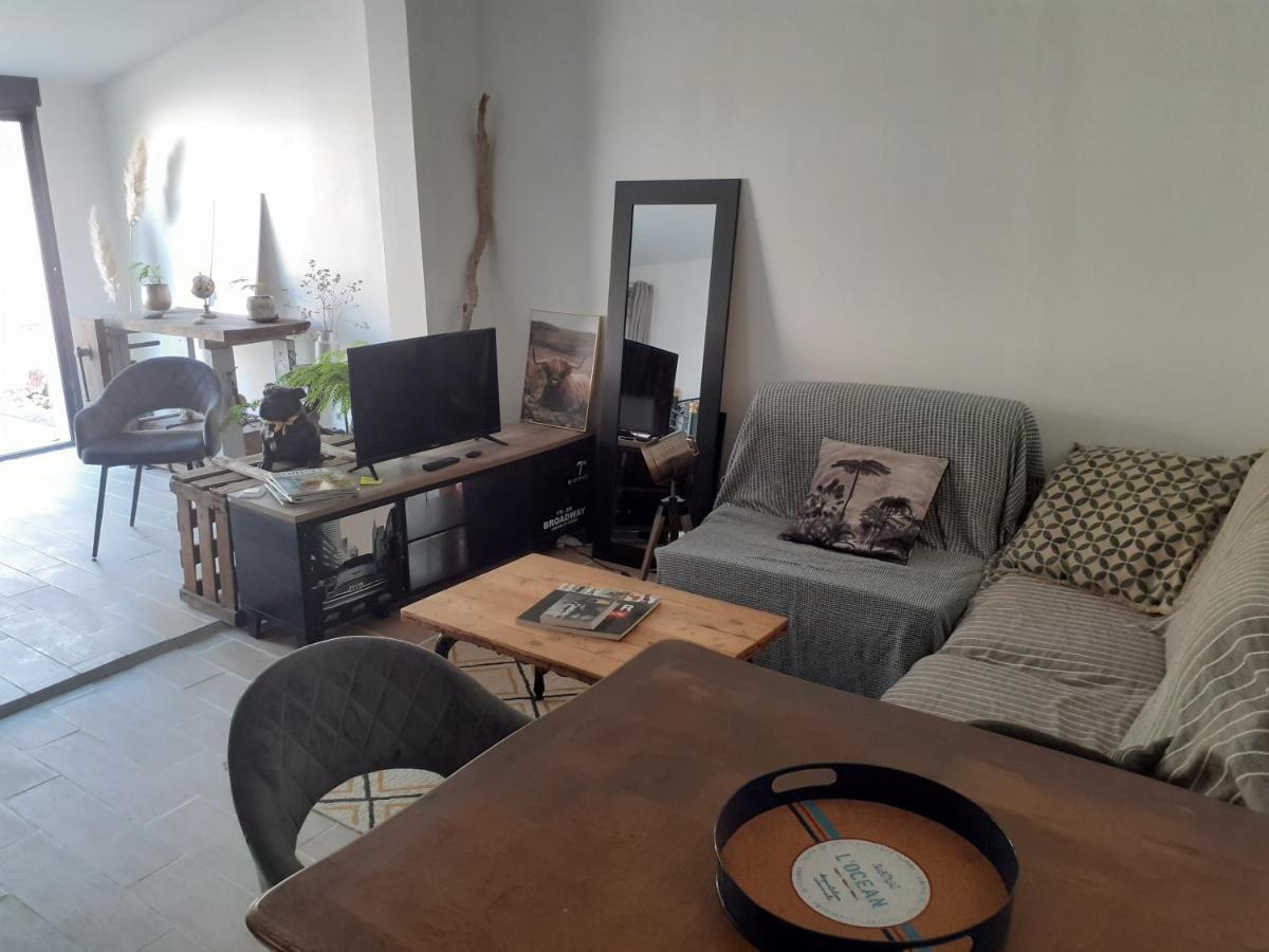 Loft Avec Clim, Parking Et Jardin Proche De La Mer Villa Sauvian Exteriör bild