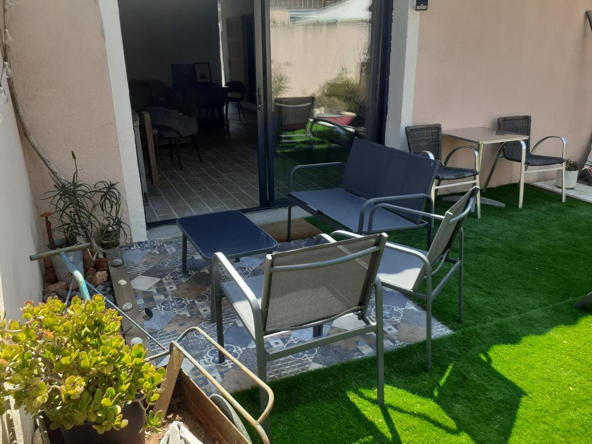 Loft Avec Clim, Parking Et Jardin Proche De La Mer Villa Sauvian Exteriör bild