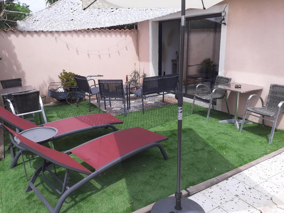 Loft Avec Clim, Parking Et Jardin Proche De La Mer Villa Sauvian Exteriör bild